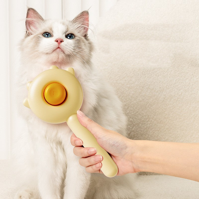 Image of Cat Comb Massage Pet Magic Combs Hair Removal Cat And Dog Brush Pets Grooming Cleaning Supplies Scratcher