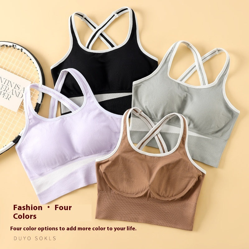 Image of Large Size Without Steel Ring Shockproof Running Workout Exercise Underwear Women