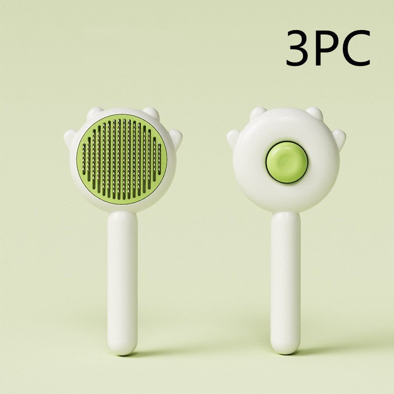 Image of Cat Comb Massage Pet Magic Combs Hair Removal Cat And Dog Brush Pets Grooming Cleaning Supplies Scratcher