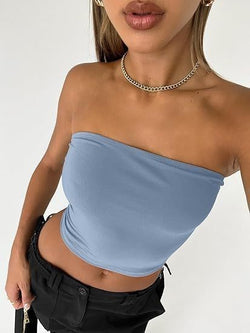 Image of Casual Vest Slim-fit Women's Tube Top