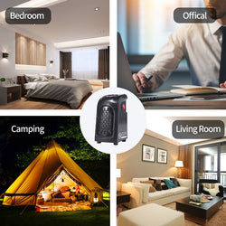Image of Winter Air Heater Fan Heater Electric Home Heaters Mini Room Air Wall Heater Ceramic Heating Warmer Fan For Home Office Camping