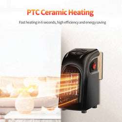 Image of Winter Air Heater Fan Heater Electric Home Heaters Mini Room Air Wall Heater Ceramic Heating Warmer Fan For Home Office Camping