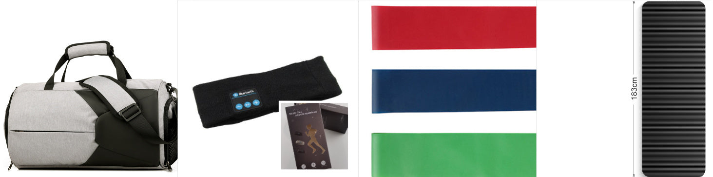 Image of Wireless Bluetooth-compatible Headband Outdoor Fitness Yoga Headband