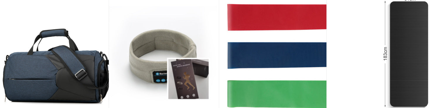 Image of Wireless Bluetooth-compatible Headband Outdoor Fitness Yoga Headband