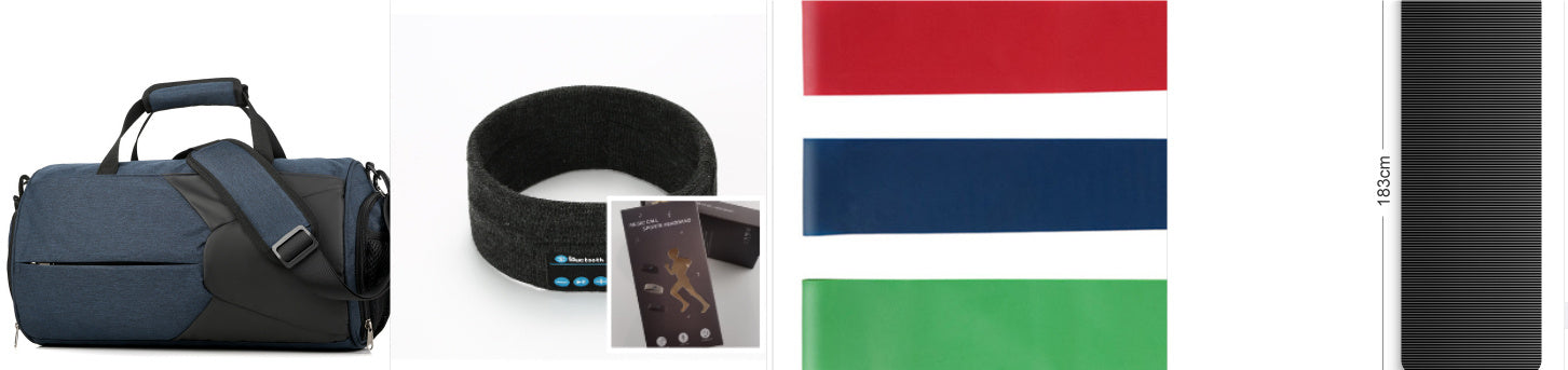 Image of Wireless Bluetooth-compatible Headband Outdoor Fitness Yoga Headband