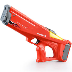 Image of Automatic Electric Water Gun Toys Shark High Pressure Outdoor Summer Beach Toy Kids Water Fight Pool Party Water Toy