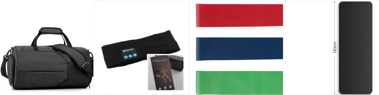 Image of Wireless Bluetooth-compatible Headband Outdoor Fitness Yoga Headband