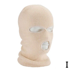 Image of Solid Color Outdoor Cycling Warm Pullover Cap