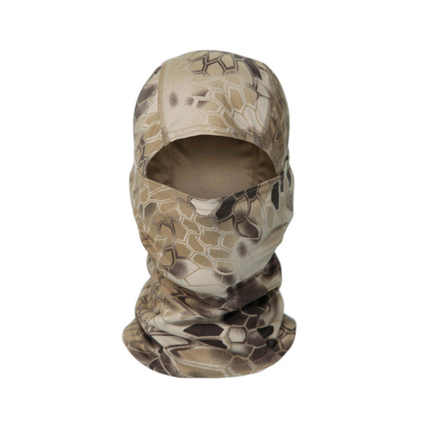 Image of Outdoor Quick-drying Mesh Breathable Cycling Camouflage Headgear