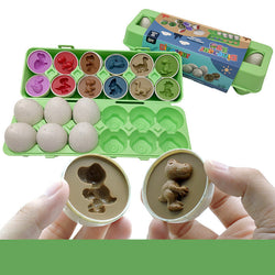 Image of Baby Learning Educational Toy Smart Egg Toy Games Shape Matching Sorters Toys Montessori Eggs Toys For Kids Children