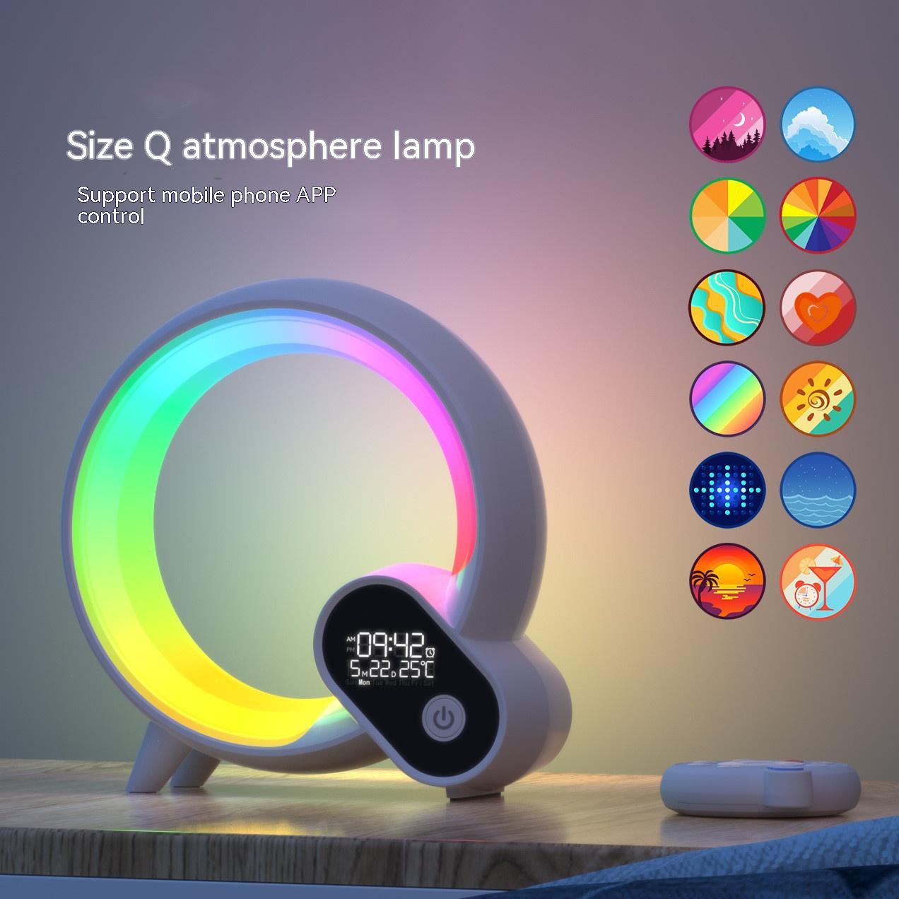 Creative Q Light Sunrise Digital Display Alarm Clock