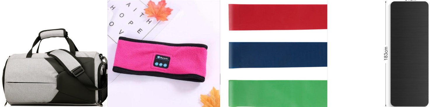 Image of Wireless Bluetooth-compatible Headband Outdoor Fitness Yoga Headband