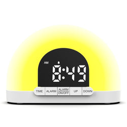 Image of Simulated Electronic Alarm Clock Lamp
