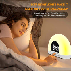 Image of Simulated Electronic Alarm Clock Lamp